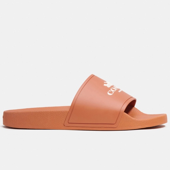 Coach Slide with Coach Logo in Canyon - Picture 2 of 5